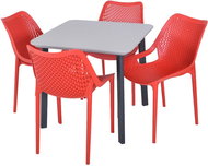 ROJAPLAST Garden furniture set ITALIA BALCONY garden table 1 + 4 garden chairs BILROS - Garden Furniture