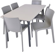 ROJAPLAST Garden furniture set ITALIA DINING garden table 1 + 6 garden chairs EMMA - Garden Furniture