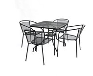 ROJAPLAST Garden furniture set ZWMT-80 garden table 1 + 4 garden chairs ZWMC-32 - Garden Furniture