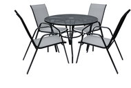 ROJAPLAST Garden furniture set ZWMT-51 garden table 1 + 4 garden chairs XT1012C - Garden Furniture