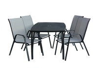 ROJAPLAST Garden furniture set ZWMT-24 garden table 1 + 4 garden chairs XT1012C - Garden Furniture
