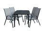 Garden Furniture ROJAPLAST Garden furniture set ZWMT-24 garden table 1 + 4 garden chairs XT1012C - Zahradní nábytek