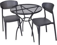 ROJAPLAST Set zahradního nábytku ZWMT-06 zahradní stůl 1 + 2 zahradní židle AIRE - Zahradní nábytek