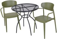 ROJAPLAST Set zahradního nábytku ZWMT-06 zahradní stůl 1 + 2 zahradní židle MARE ARMCHAIR - Zahradní nábytek