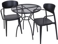 ROJAPLAST Set zahradního nábytku ZWMT-06 zahradní stůl 1 + 2 zahradní židle MARE ARMCHAIR - Zahradní nábytek