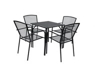 ROJAPLAST Garden furniture set ZWMT-70R garden table 1 + 4 garden chairs ZWMC-19 - Garden Furniture