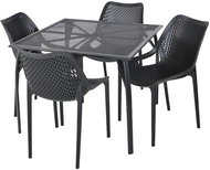 ROJAPLAST Garden furniture set ZWMT-90 garden table 1 + 4 garden chairs BILROS - Garden Furniture