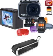 Rollei ActionCam 560 Touch black + AlzaPower RAGE R2 silver - Outdoor Camera
