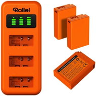 Rollei nabíječka pro 3 baterie + 3× baterie LP-E17 - Charger