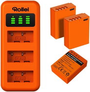 Rollei nabíječka pro 3 baterie + 3× baterie NP-W126 - Charger