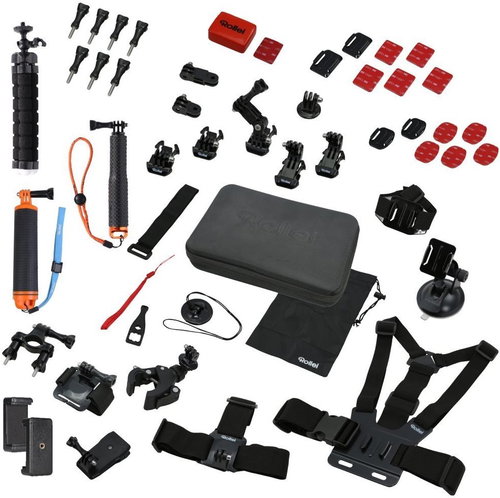Rollei Complete Outdoor Accessory Set 49pcs - Action Camera Accessories - Main image