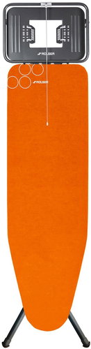 Rolser ironing board K-Tres Black Tube L for steam generators orange - Ironing Board - Main image