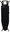 Ironing board K-UNO Black Tube 115 x 35 cm - black