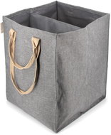 Rolser Laundry Hub Tweed dual laundry basket, bag, grey - Laundry Basket