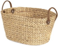 COMPACTOR Belize L hand-woven water hyacinth laundry basket, 65 × 45 × 37 cm - Laundry Basket