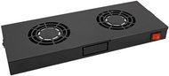 ROLINE 19" ventilation unit, 2 fans, black - Fan