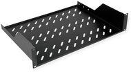 Roline 19'' shelf 2U, 350 mm, max. 25 kg, black - Shelf