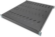 Roline 19" shelf, 1U, 500 mm, max. 50 kg, black - Shelf