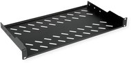 Roline 19" shelf 1U, 250 mm, max. 15 kg, black - Shelf