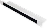 Roline 19" cable entry 1U, brush, grey - Cable Organiser