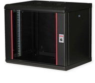 ROLINE 19" rack 9U, hanging, Pro, 600 × 450, black - Data Cabinet