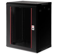 ROLINE 19'' 15U rack, Basic Plus 600 × 450 mm, black - Data Cabinet