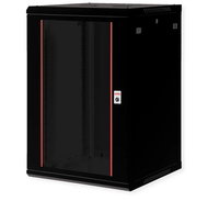 ROLINE 19'' rack 18U, Basic Plus 600 × 600 mm, black - Data Cabinet