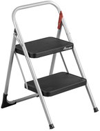 Rolser M10 UNE handrails, 2 steps, silver - Stepladder
