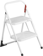 Rolser Step stool M10 UNE, 2 steps, white - Stepladder