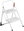 Step stool M10 UNE, 2 steps, white