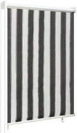 SHUMEE Venkovní roleta 60 × 140 cm antracitové a bílé pruhy - Roller Blind
