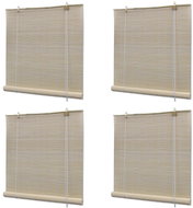 SHUMEE Zatemňovací rolety z přírodního bambusu 4 ks 120 × 160 cm - Roller Blind