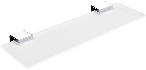 Nimco Shelf for bathroom and shower 40 cm - glass metal Kibo Ki-14091B-40-26 - Bathroom Shelf - Main image