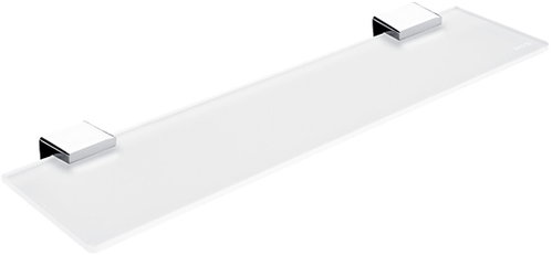 Nimco Shelf for bathroom and shower 50 cm - glass metal Kibo Ki-14091B-50-26 - Bathroom Shelf - Main image