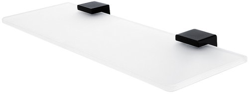 Nimco Bathroom and shower shelf 40 cm - glass black Kibo Ki-14091B-40-90 - Bathroom Shelf - Main image
