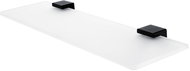 Nimco Bathroom and shower shelf 50 cm - glass black Kibo Ki-14091B-50-90 - Bathroom Shelf