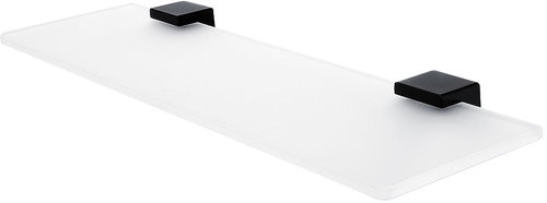 Nimco Bathroom and shower shelf 50 cm - glass black Kibo Ki-14091B-50-90 - Bathroom Shelf - Main image