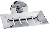 Nimco soap dish Unix chrome – no drilling required, stainless steel UN 13059M–26 - Soap Dish