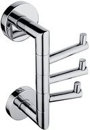 Nimco Stainless steel hanger 3 hooks - no drilling Unix chrome UN-13099-26 - Bathroom Hook