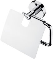 Nimco Toilet paper holder with cover stainless steel - no drilling Unix chrome UN-13055B-26 - Toilet Paper Holder