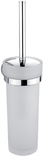 Nimco Toaletní kartáč WC set nerezový – skleněný bez vrtání Unix chrom UN-13094W-26 - Toilet Brush - Main image