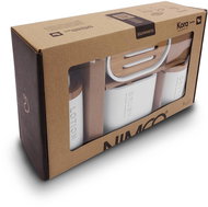 Nimco Bathroom set Kora white - soap dispenser, soap dispenser, soap dispenser, soap dispenser, stan - Bathroom Accessory Set