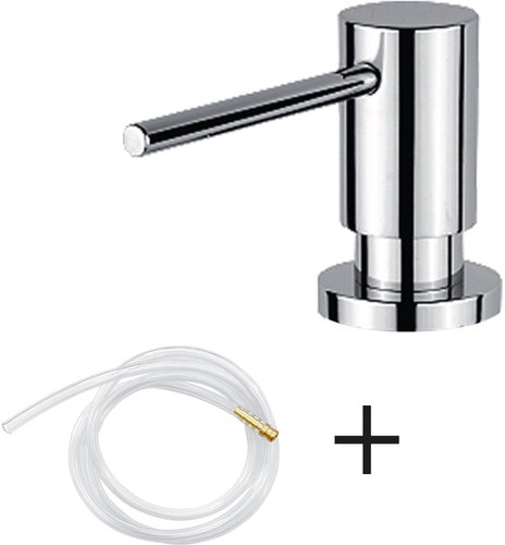 Nimco Built-in soap or detergent dispenser stainless steel – Unix chrome UN-6031V-26 - Soap Dispenser - Main image