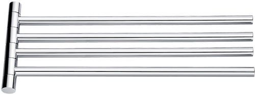 Nimco Otočný držák na ručníky čtyřnásobný – kov Bormo chrom BR-11096-4-26 - Držák na ručníky - Hlavní obrázek