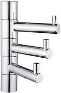 Nimco Triple swivel hook - metal Bormo chrome BR-11099-3-26 - Hooks