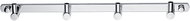 Nimco Quadruple hook with single hooks metal - Bormo chrome BR-11104-26 - Hooks