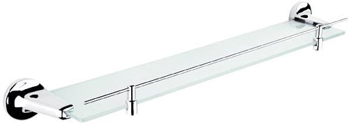 Nimco Bathroom and shower shelf with enclosure - glass metal Monolit MO-4091X-26 - Bathroom Shelf - Main image