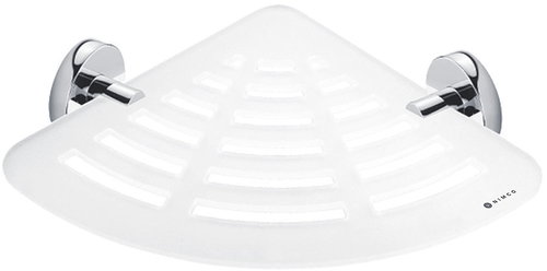 Nimco Shelf for bathroom and shower corner - plexiglass metal Unix UN-X211-26 - Bathroom Shelf - Main image