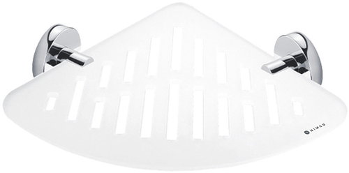 Nimco Corner bathroom and shower shelf - plexiglass metal Unix UN-X212-26 - Bathroom Shelf - Main image