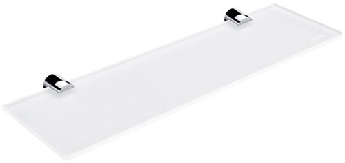 Nimco Bathroom and shower shelf 40 cm - glass metal Bormo BR-11091B-40-26 - Bathroom Shelf - Main image